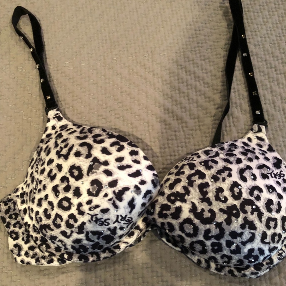 Victoria’s Secret bra, rhinestones and push up